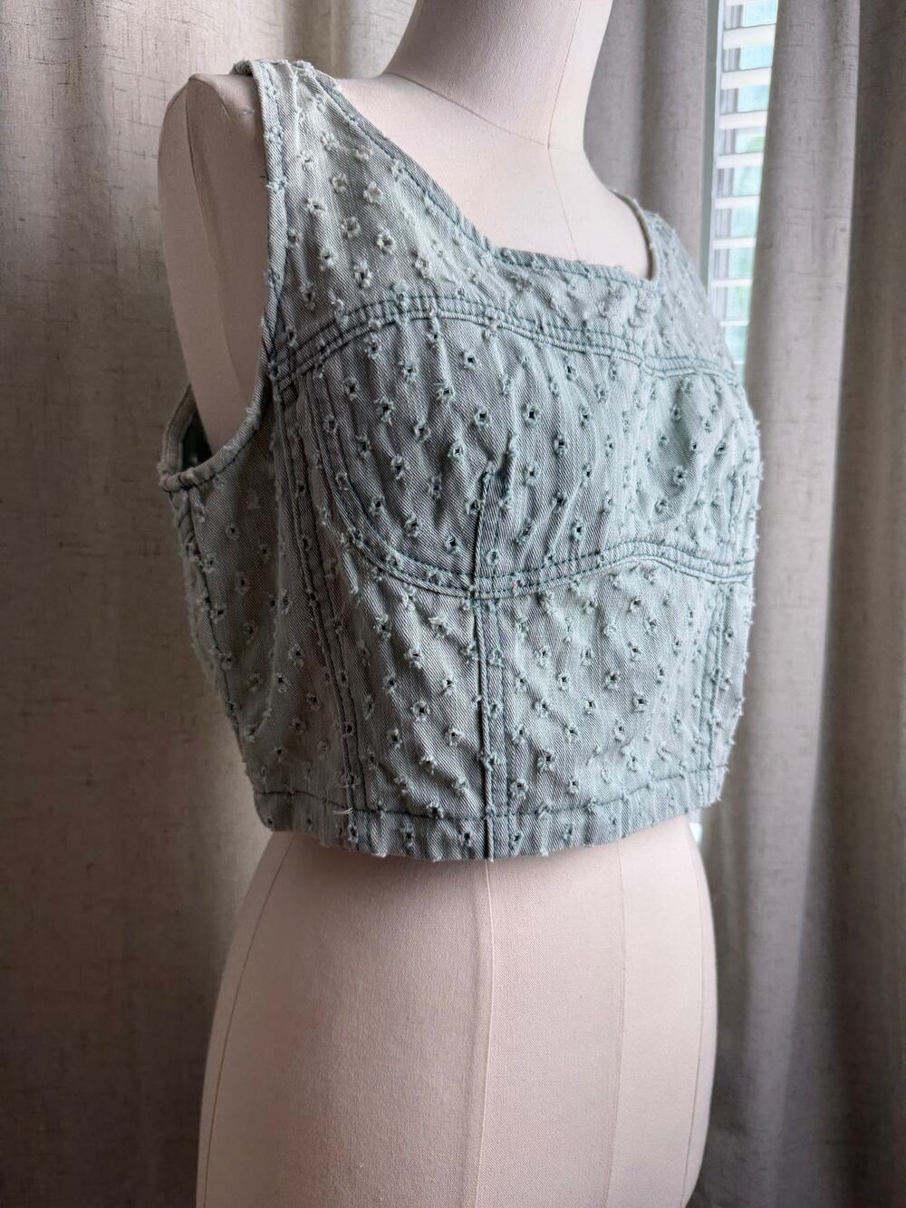 POL Mint  Crop Tank Top Size Medium